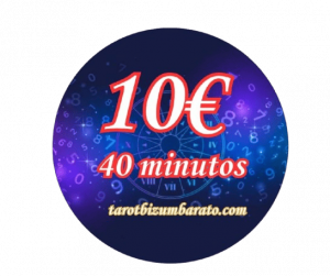 Tarot Bizum barato 10 euros 40 minutos, tarot precio barato